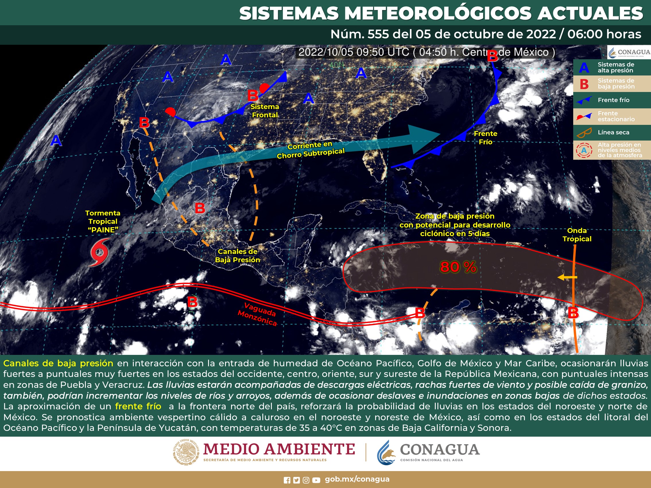 SMN pronostica lluvias fuertes te contamos en dónde Enfoque Noticias