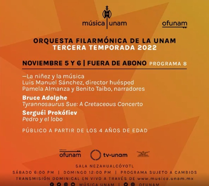 Enfoque en Escena Orquesta Filarmónica de la UNAM invita a disfrutar