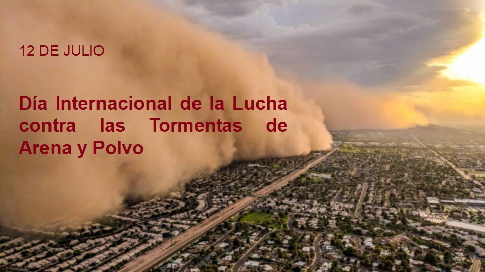 D A Internacional De La Lucha Contra Las Tormentas De Arena Y Polvo