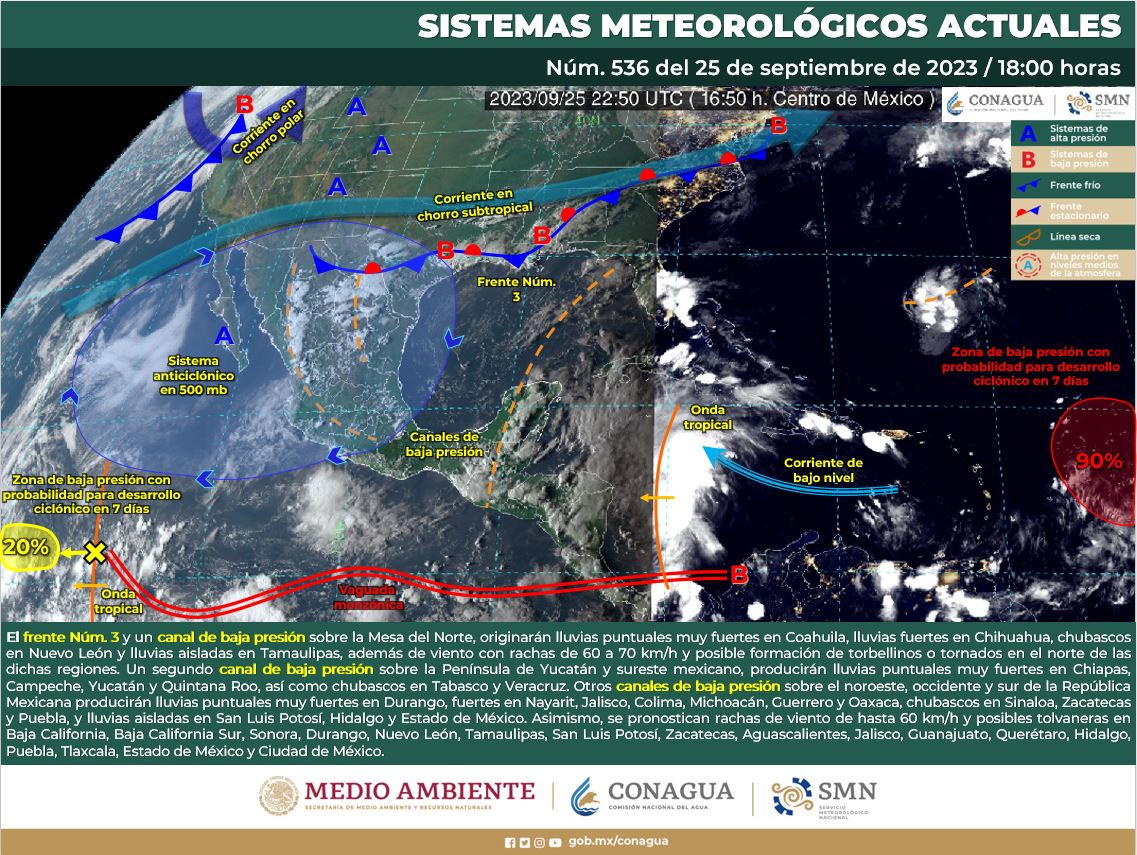 Smn Prev Lluvias Fuertes Te Contamos En Qu Regi N Enfoque Noticias