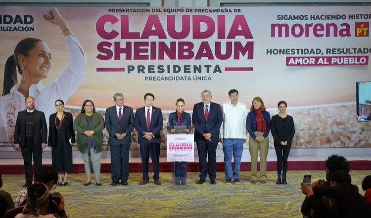 Claudia Sheinbaum Presenta A Su Equipo De Precampa A Enfoque Noticias