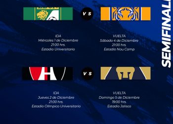 Definidos los Horarios de las Semifinales del #GritaMéxicoA21