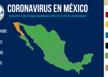 México se pinta de verde en el semáforo epidémico por COVID-19; solamente Baja California permanece en naranja