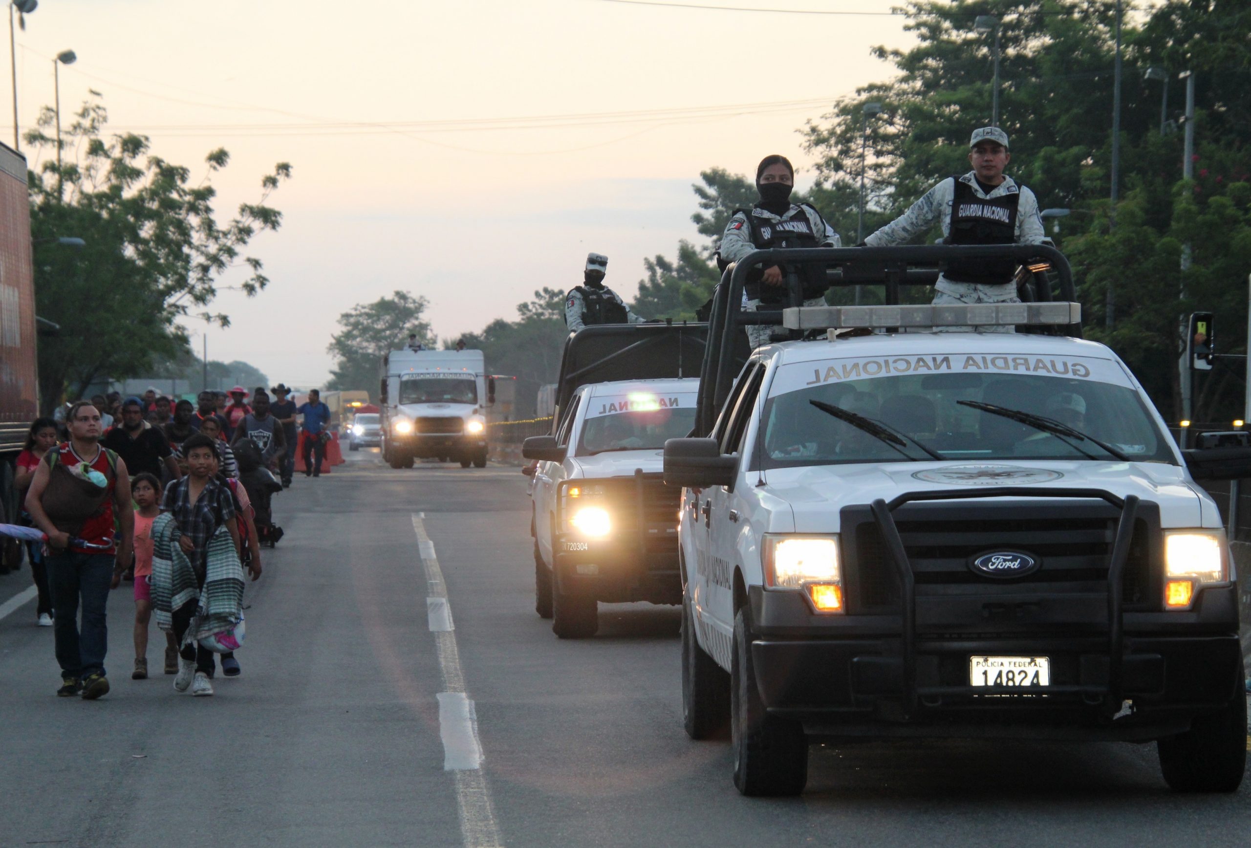 Nueva caravana migrante contin a su paso por Chiapas Enfoque