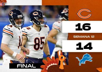 Ni Acción de Gracias ayudó a Detroit. pierden ante Chicago