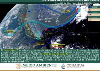Se mantendrán las bajas temperaturas en el país