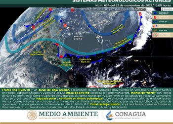 SMN prevé lluvias, vientos fuertes y descenso de temperatura en el noreste del país