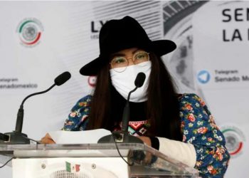Recuerdan en el Senado a mujeres asesinadas y violentadas en el día naranja