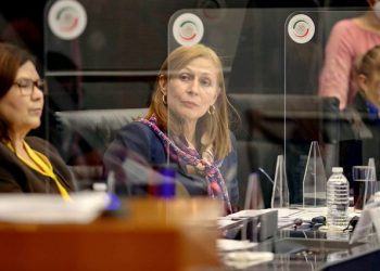 Tatiana Clouthier presume reactivación económica en el Senado