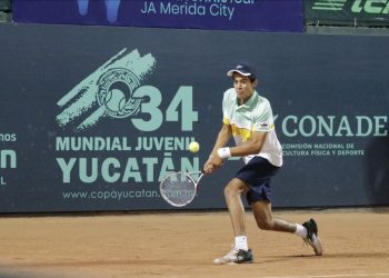 El tenista mexicano Rodrigo Pacheco triunfa en su debut en el Mundial Juvenil Yucatán