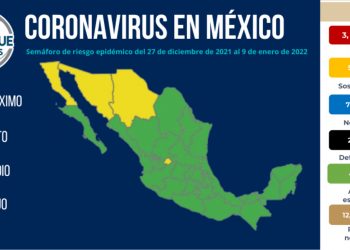 México cierra el 2021 con 10 mil 37 casos y 143 decesos por COVID-19 en un día  