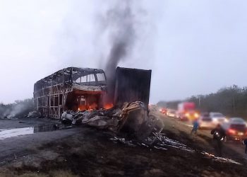Choque múltiple en carretera de Matamoros deja varios muertos