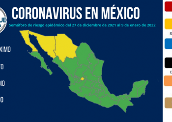 A partir de mañana, 28 estados estarán en semáforo epidemiológico verde