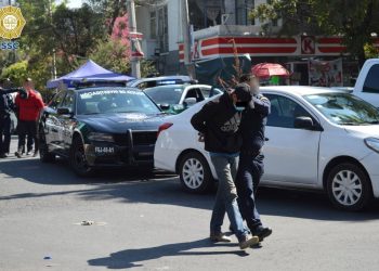 Detienen en la alcaldía Álvaro Obregón a cuatro extorsionadores de comerciantes