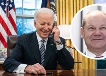 Biden habla sobre Ucrania en primera conversación con Scholz