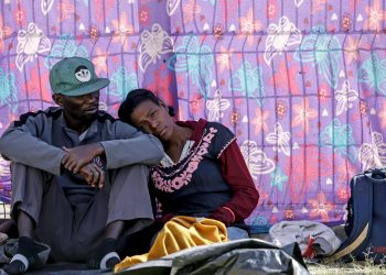 La caravana migrante llega a Puebla