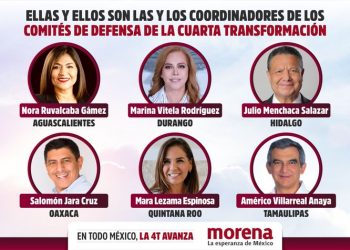 MORENA define candidatos para 2022
