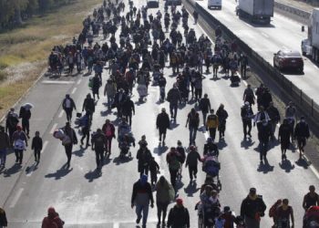 Caravana Migrante llega a la CDMX