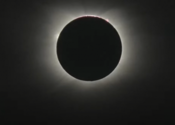 Así se vivió el eclipse total en la Antártida