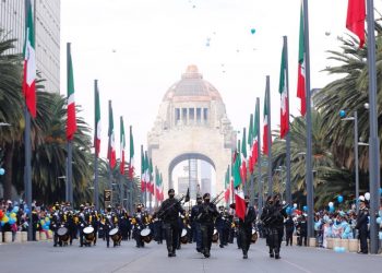 Realizan primer Desfile del Día del Policía en la CDMX