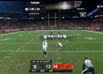 Raiders vence 16-14 a Cleveland en la continuación de la semana 15 de la NFL