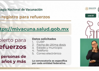Sí se requiere registro para dosis de refuerzo: López Gatell