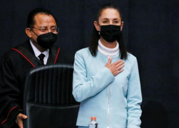 Sheinbaum rinde su tercer informe de gobierno en el Palacio de Minería