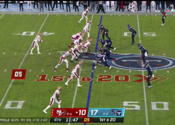 Titanes se pone a un triunfo del título del Sur de la AFC al vencer a 49ers
