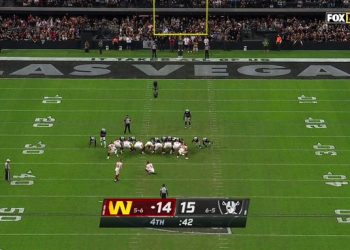 Washington vence 17-15 a Raiders en la semana 13 de la NFL