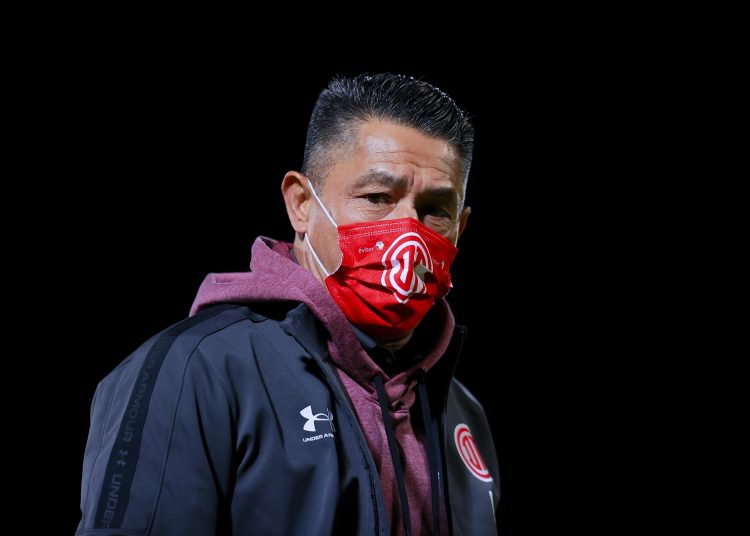 Ignacio Ambriz Toluca head coach  during the game Pumas UNAM vs Toluca, corresponding to day 01 of the Torneo Clausura Grita Mexico C22 of Liga BBVA MX, at Olimpico Universitario Stadium, on January 10, 2022.



Ignacio Ambriz Director Tecnico de Toluca durante el partido Pumas UNAM vs Toluca, correspondiente a la jornada 01 del Torneo Clausura Grita Mexico C22 de la Liga BBVA MX, en el Estadio Olimpico Universitario, el 10 de Enero de 2022.