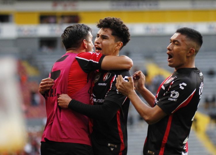 during the game Atlas vs Atletico San Luis, corresponding to day 02 of the Torneo Clausura Grita Mexico C22 of Liga BBVA MX, at Jalisco Stadium, on January 15, 2022.
<br><br>
durante el partido Atlas vs Atletico San Luis, correspondiente a la jornada 02 del Torneo Clausura Grita Mexico C22 de la Liga BBVA MX, en el Estadio Jalisco, el 15 de Enero de 2022.