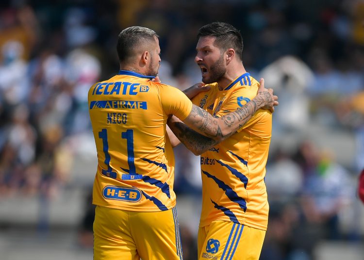 during the game Pumas UNAM vs Tigres UANL, corresponding to day 03 of the Torneo Clausura Grita Mexico C22 of Liga BBVA MX, at Olimpico Universitario Stadium, on January 23, 2022.

<br><br>

durante el partido Pumas UNAM vs Tigres UANL, correspondiente a la jornada 03 del Torneo Clausura Grita Mexico C22 de la Liga BBVA MX, en el Estadio Olimpico Universitario, el 23 de enero de 2022.