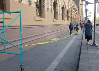 Palacio Postal es sometido a proceso de restauración con técnica de protección
