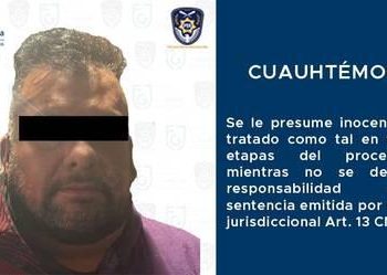 Logra FGJCDMX auto de formal prisión contra Cuauhtémoc Gutiérrez de la Torre