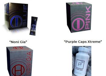 Cofepris alerta sobre productos milagro Bhip Blue Blend, Noni Gia, I-Pink, y Purple Caps Xtreme