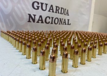 Guardia Nacional decomisa en Morelia alrededor de 400 cartuchos útiles