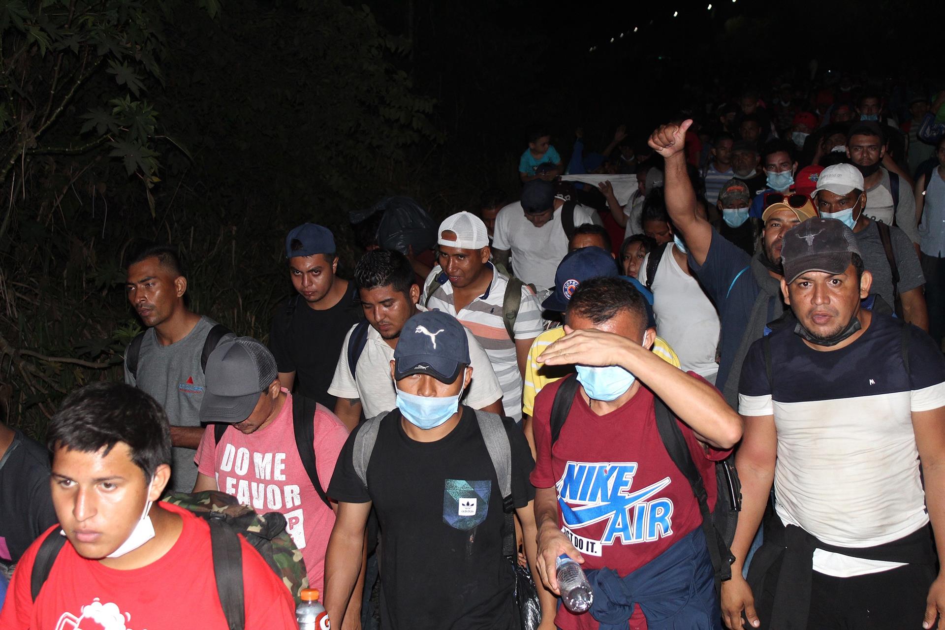 INM disuelven la primera caravana migrante de 2022 Enfoque Noticias