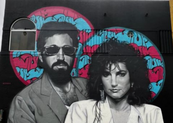 Inauguran mural de Gloria y Emilio Estefan en Miami