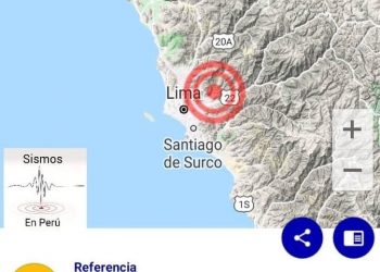 Terremoto de 5,6 grados sacude Lima