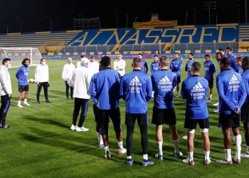 El Real Madrid entrena antes de la final de la Supercopa con Alaba y sin Asensio
