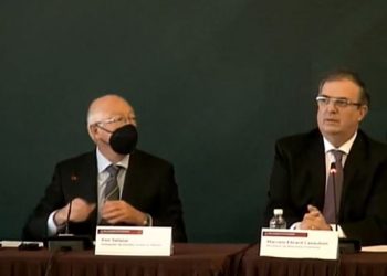 Marcelo Ebrard y el embajador Ken Salazar encabezan inicio de Plan contra redes del crimen organizado