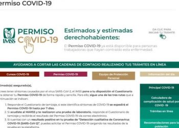 IMSS ha autorizado más de 171 mil solicitudes del Permiso COVID