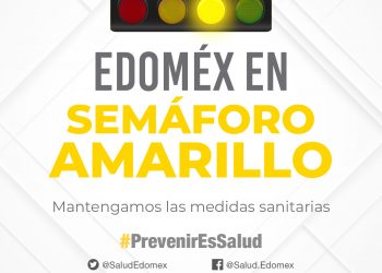El Estado de México pasa a semáforo epidemiológico amarillo: Del Mazo