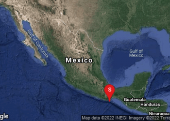 Reportan sismo magnitud 5.4 en Oaxaca