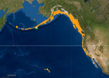 Tsunami golpea costas de EU y Canadá tras la erupción en Tonga