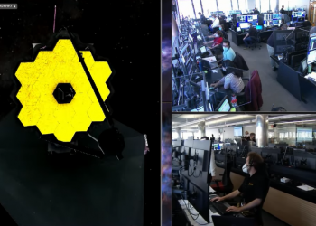 La NASA termina con éxito desdoblamiento total del telescopio James Webb