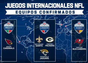 Cardinals jugará en México, Buccaneers en Múnich y Packers en Londres