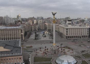 Los soldados rusos entran en Kiev 