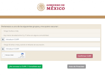 México abre registro para refuerzo en adultos de 30 a 39 años