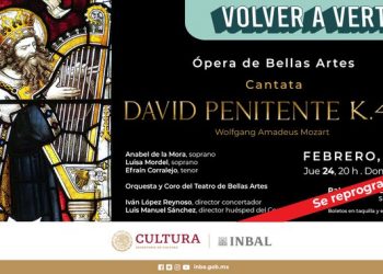 La Compañía Nacional de Ópera reprograma temporada con “David Penitente” de Mozart
